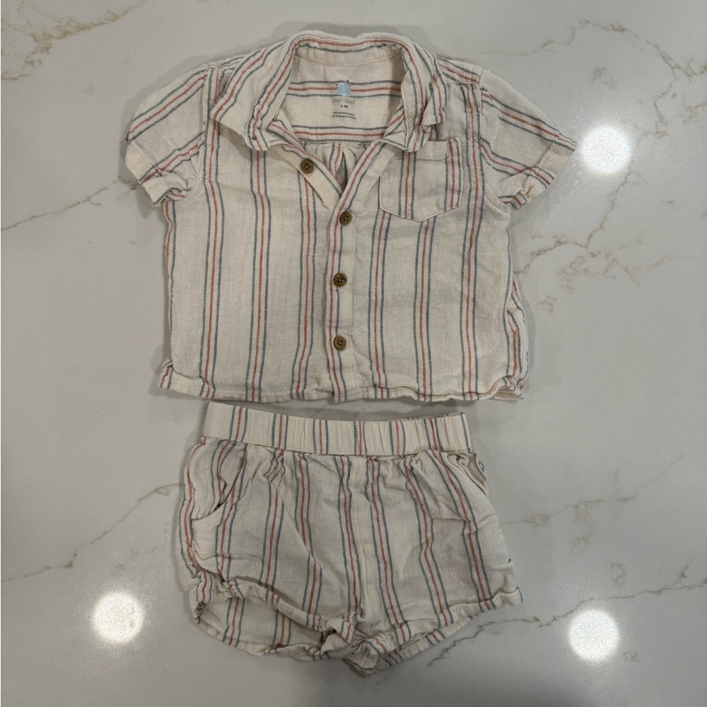 Striped Baby Matching Set